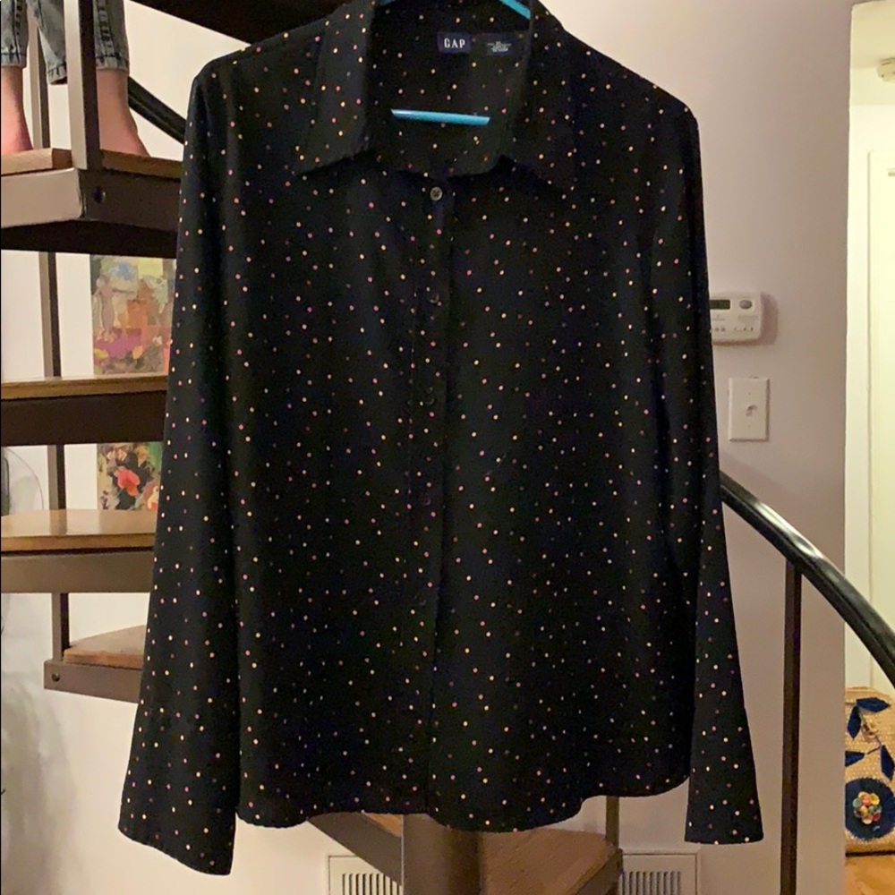 Gap polka dotted shirt